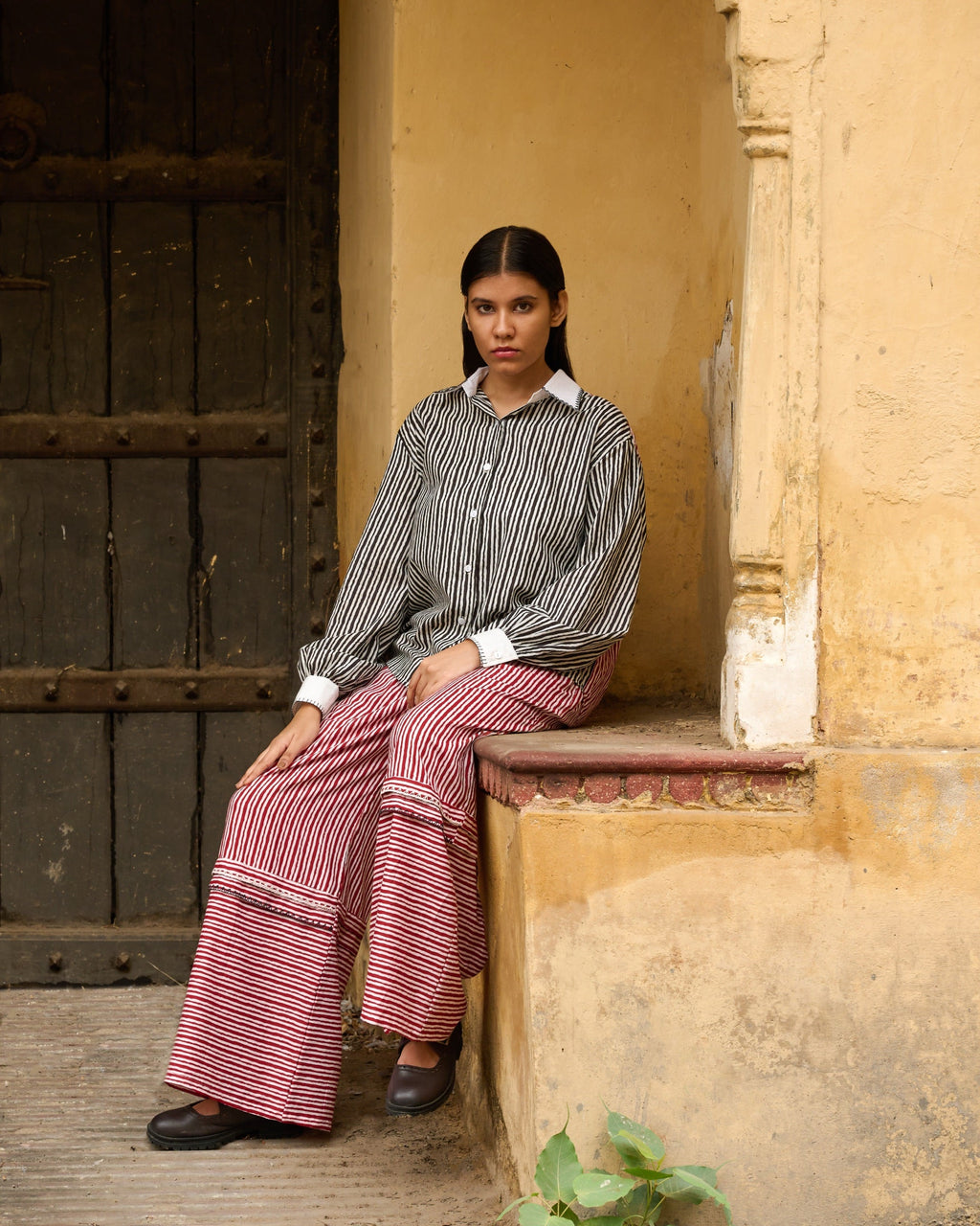 Leheriya Striped Shirt