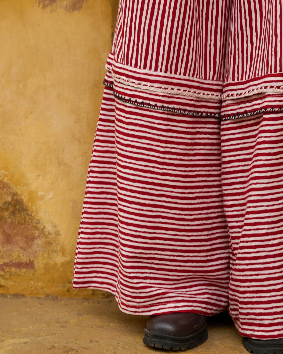 Leheriya Hand Embroidered Pant